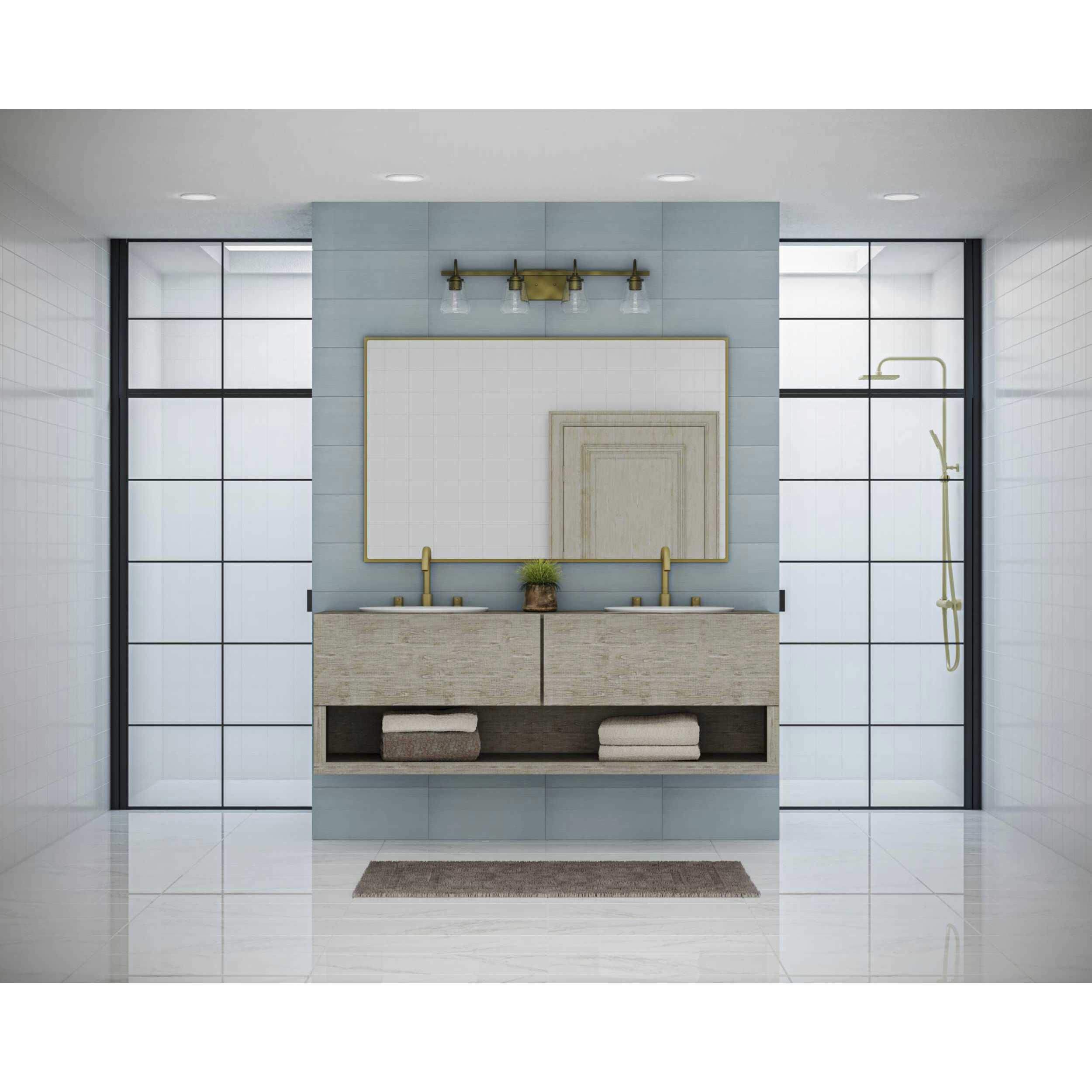 Modern bronze vanity light 2025