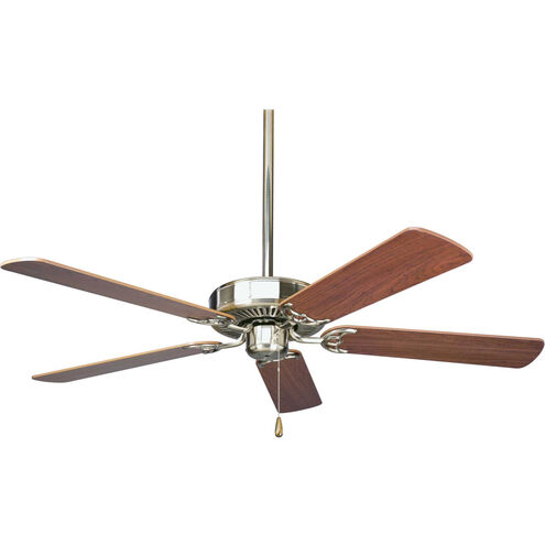 AirPro 52 inch Brushed Nickel with Cherry/Natural Cherry Blades Ceiling Fan