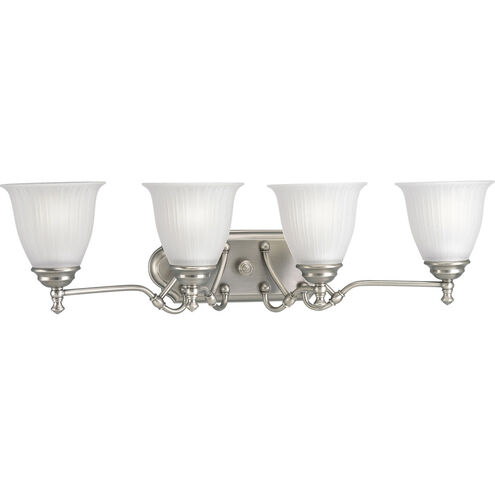 Renovations 4 Light 30 inch Antique Nickel Bath Vanity Wall Light