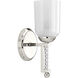 Carlyn 1 Light 5.13 inch Polished Nickel Bath Vanity Wall Light, Design Series