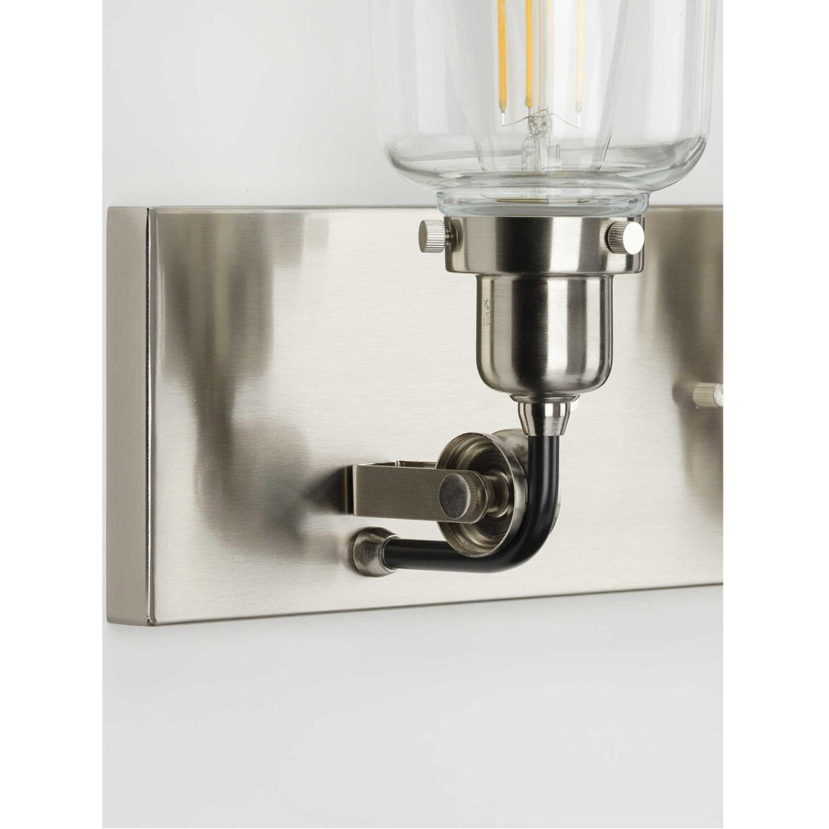 Rushton 2 Light 16 inch Brushed Nickel Bath Vanity Wall Light