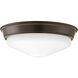 LED Flush Mount LED 13.25 inch Antique Bronze Flush Mount Ceiling Light, Progress LED