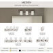 Merry 2 Light 12 inch Brushed Nickel Bath Vanity Wall Light