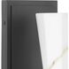 Tosca 1 Light 6 inch Matte Black Wall Bracket Wall Light, Design Series