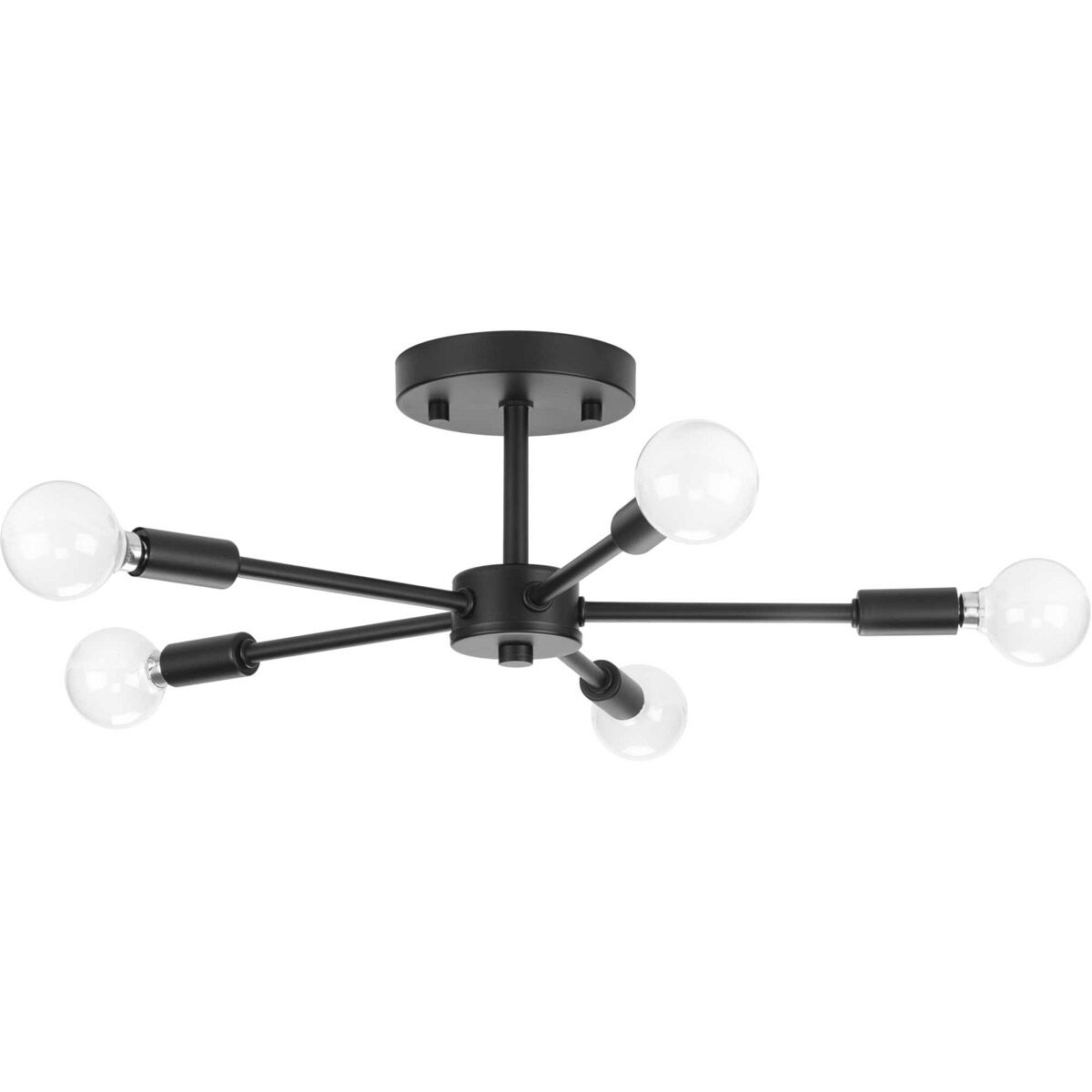 Progress P350219-31M Delayne 5 Light 16 inch Matte Black