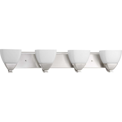 Appeal 4 Light 33.5 inch Brushed Nickel Bath Vanity Wall Light