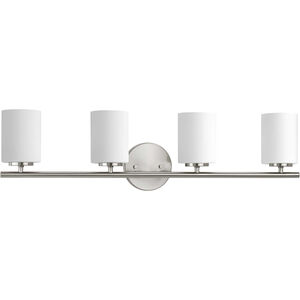 Replay 4 Light 31.13 inch Brushed Nickel Bath Vanity Wall Light