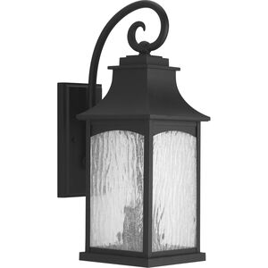 Maison 2 Light 20 inch Textured Black Outdoor Wall Lantern, Medium