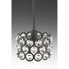 Vestique 3 Light 17.25 inch Graphite Semi-Flush Convertible Ceiling Light, Design Series