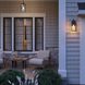 Cantley 1 Light 16 inch Matte Black Outdoor Wall Lantern