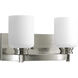Orbitz 2 Light 13 inch Brushed Nickel Bath Vanity Wall Light