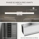 Phase 6.3 LED 24 inch Polished Chrome Linear Vanity Light Wall Light