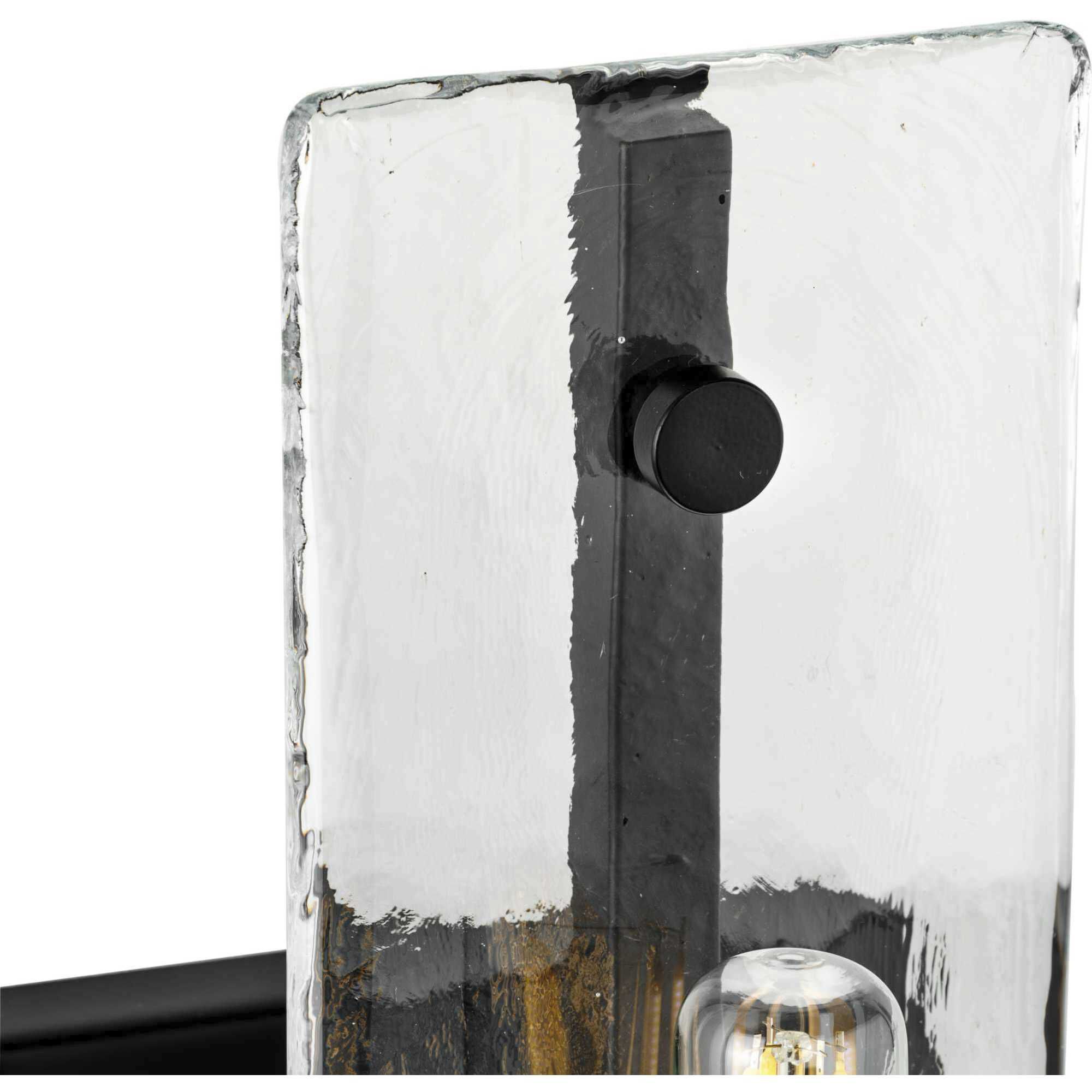 Rivera 1 Light 4.5 inch Matte Black Wall Bracket Wall Light, Design Series