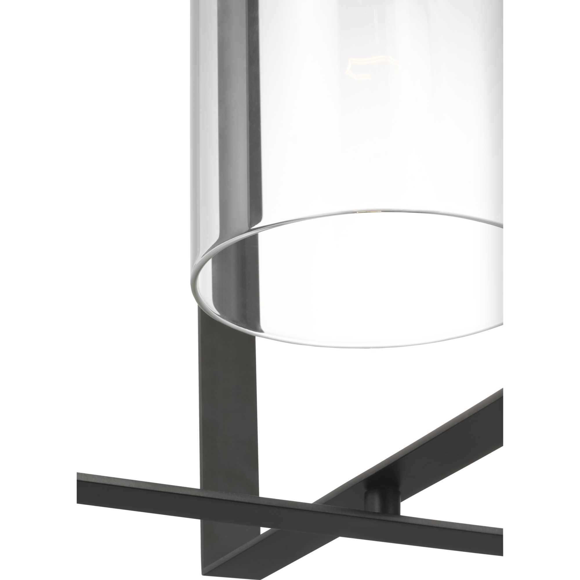 Vertex 1 Light 12 inch Matte Black Foyer Light Ceiling Light