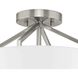 Goodwin 2 Light 13 inch Brushed Nickel Semi-Flush Mount Convertible Ceiling Light