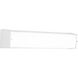 Linear Fluorescent Bath 1 Light 24 inch White Bath Vanity Wall Light