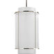 Nisse 2 Light 15 inch Polished Nickel Hall & Foyer Ceiling Light