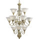 Savannah 12 Light 33 inch Seabrook Chandelier Ceiling Light