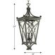 Cadence 3 Light 10 inch Oil Rubbed Bronze Outdoor Hanging Lantern, Design Series