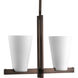 Rock-On 2 Light 16 inch Copper Bronze Hall & Foyer Ceiling Light