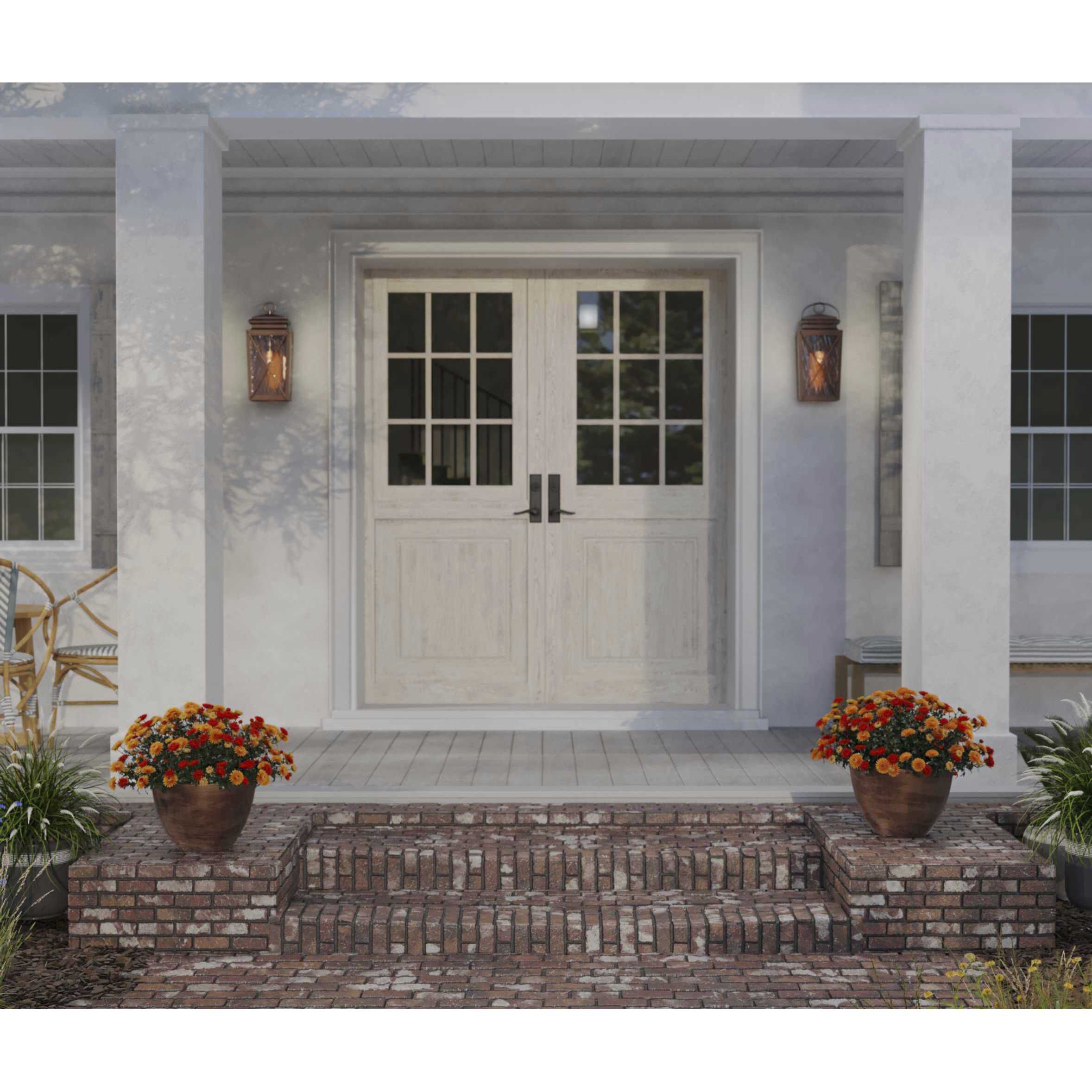 Wakeford 1 Light 18 inch Antique Copper Outdoor Wall Lantern