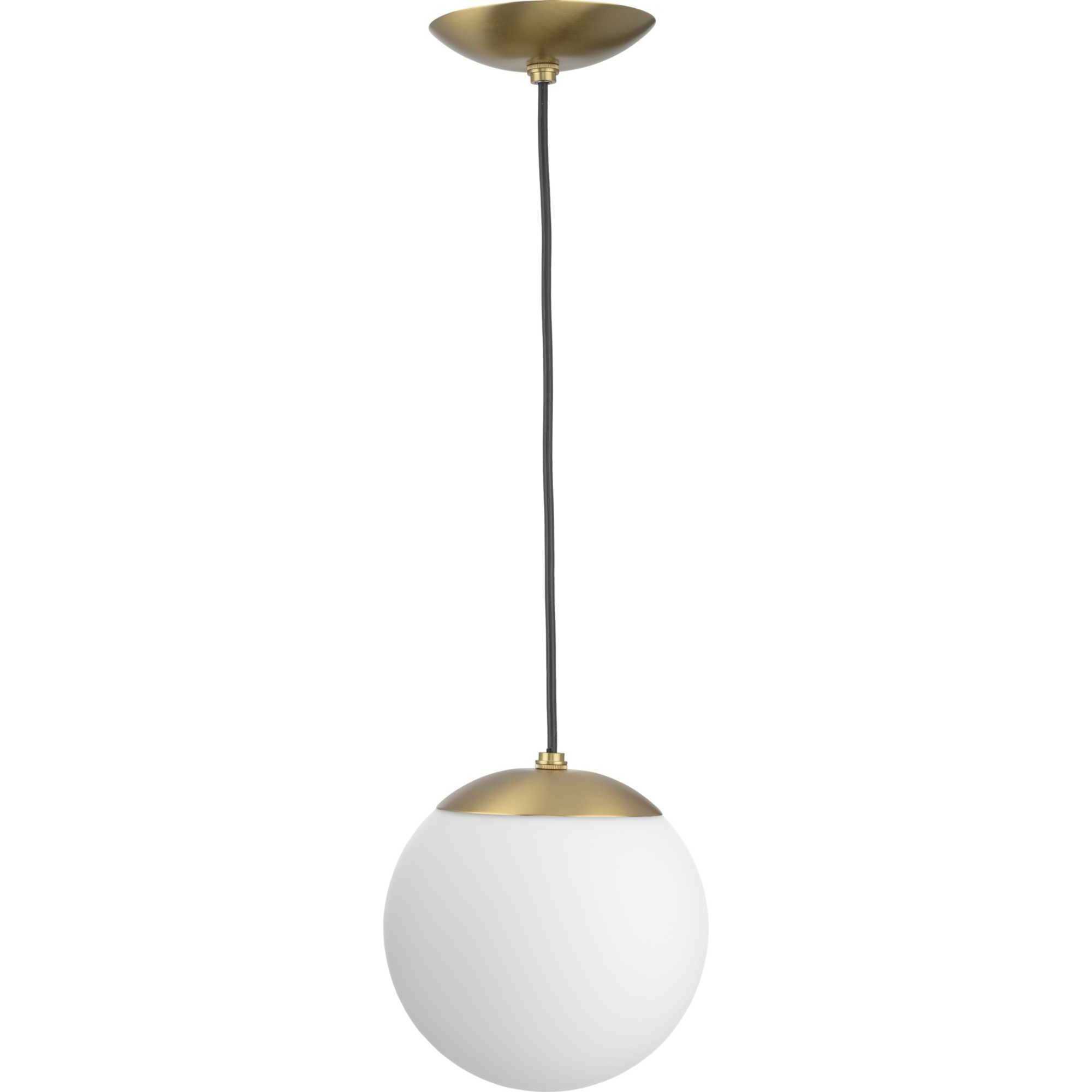 Atwell 1 Light 8 inch Brushed Bronze Pendant Ceiling Light, Small