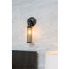 Industrial 1 Light 5 inch Antique Bronze and Vintage Brass Wall Sconce Wall Light