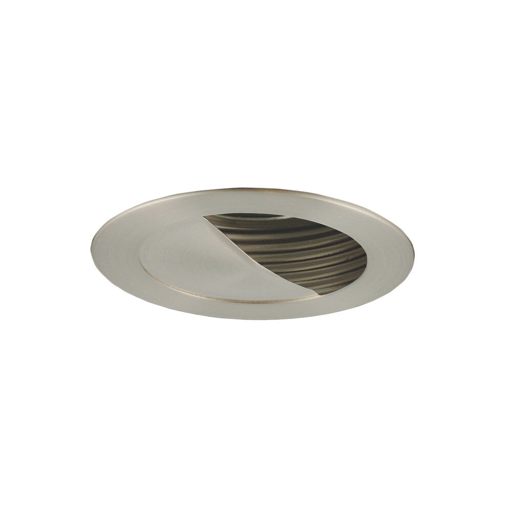 Signature Satin Chrome & White Recessed Lighting Trim
