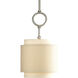 Ashbury 1 Light 10 inch Silver Ridge Mini-Pendant Ceiling Light