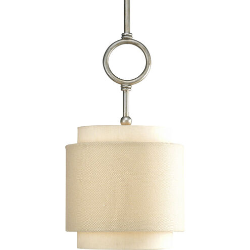 Ashbury 1 Light 10 inch Silver Ridge Mini-Pendant Ceiling Light