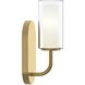 Mack 1 Light 4.75 inch Brushed Gold Wall Sconce Wall Light