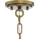 Chevall 3 Light 17 inch Gold Ombre Pendant Ceiling Light, Design Series