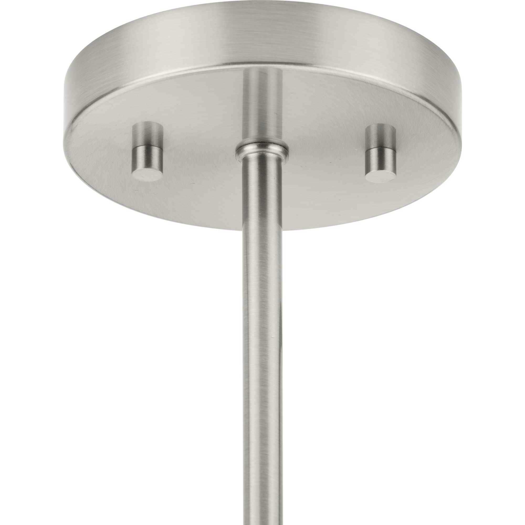 Atwell 3 Light 22 inch Brushed Nickel Semi-Flush Mount Ceiling Light