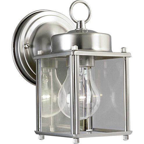 Flat Glass Lantern 1 Light 4.56 inch Outdoor Wall Light