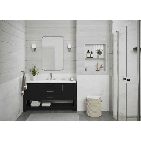 Alexa 1 Light 5 inch Brushed Nickel Bath Vanity Wall Light