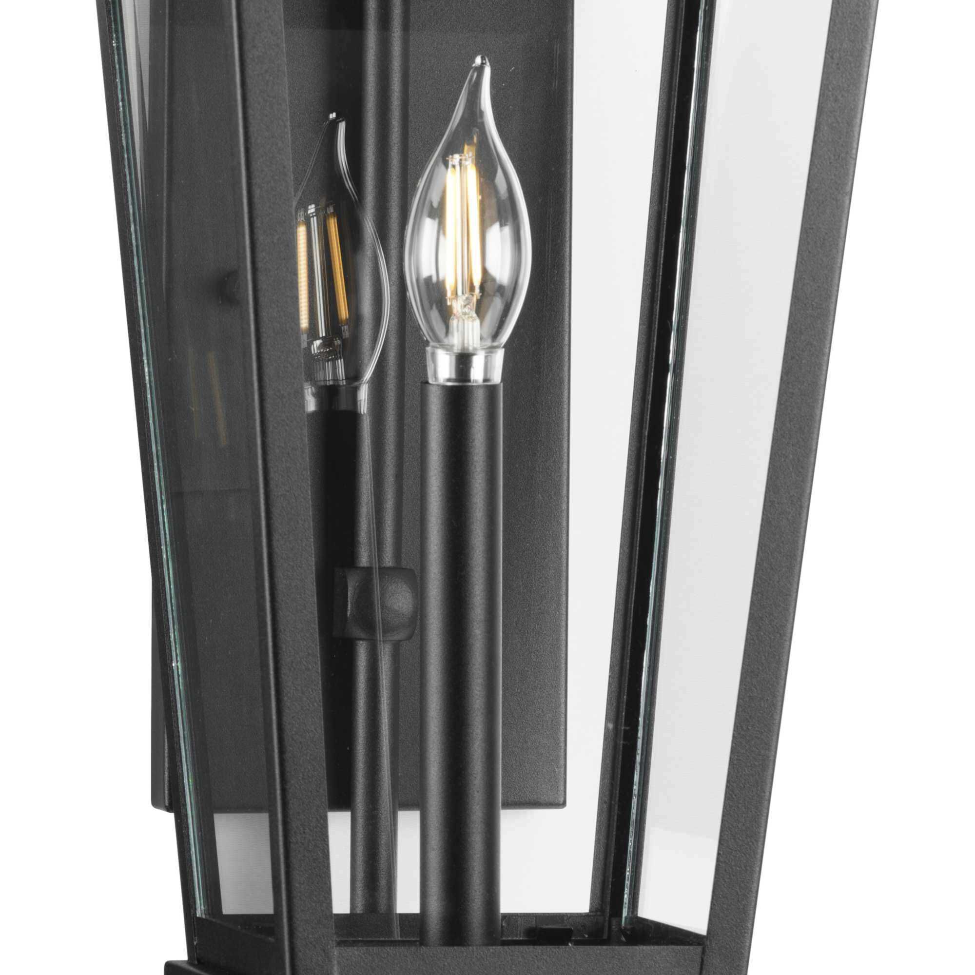 Richmond Hill 1 Light 23.5 inch Textured Black Outdoor Wall Lantern, Design Series