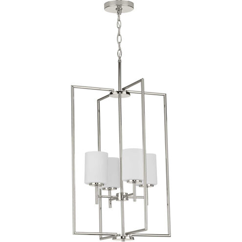 Replay 4 Light 18 inch Polished Nickel Pendant Ceiling Light