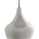 Kiss 1 Light 10 inch Polished Nickel Mini-Pendant Ceiling Light
