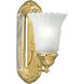 Montgomery 1 Light 5 inch Polished Brass Bath Vanity Wall Light