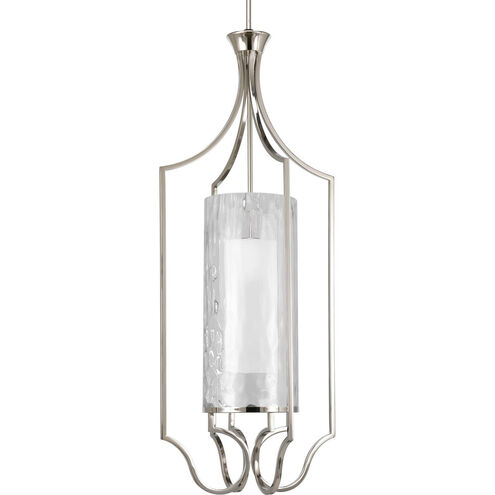 Caress 1 Light 18 inch Polished Nickel Hall & Foyer Ceiling Light