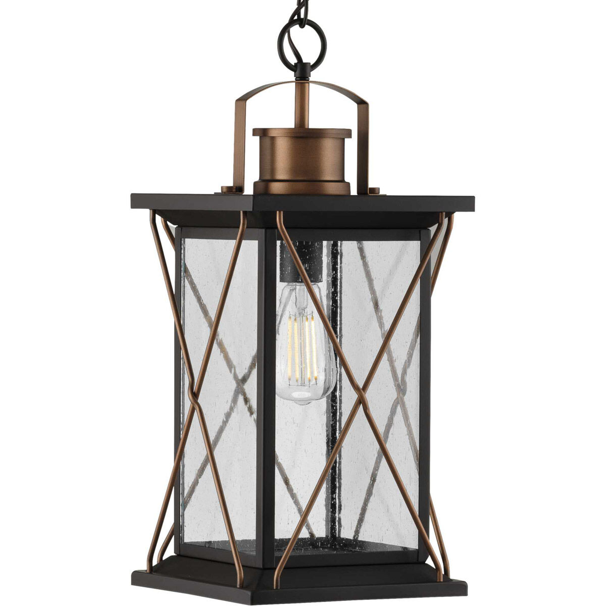 Barlowe 1 Light 9 inch Antique Bronze Outdoor Hanging Lantern