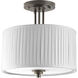 Clayton 2 Light 13 inch Espresso Semi-Flush Mount Ceiling Light
