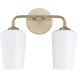Celino 2 Light 14 inch Champagne Bronze Vanity Light Wall Light
