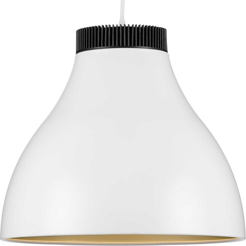 Radian LED LED 16 inch Satin White Pendant Ceiling Light, Progress LED