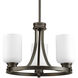 Orbitz 3 Light 17 inch Antique Bronze Semi-Flush Mount Convertible Ceiling Light