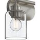 Reines 2 Light 14.75 inch Brushed Nickel Bath Vanity Wall Light