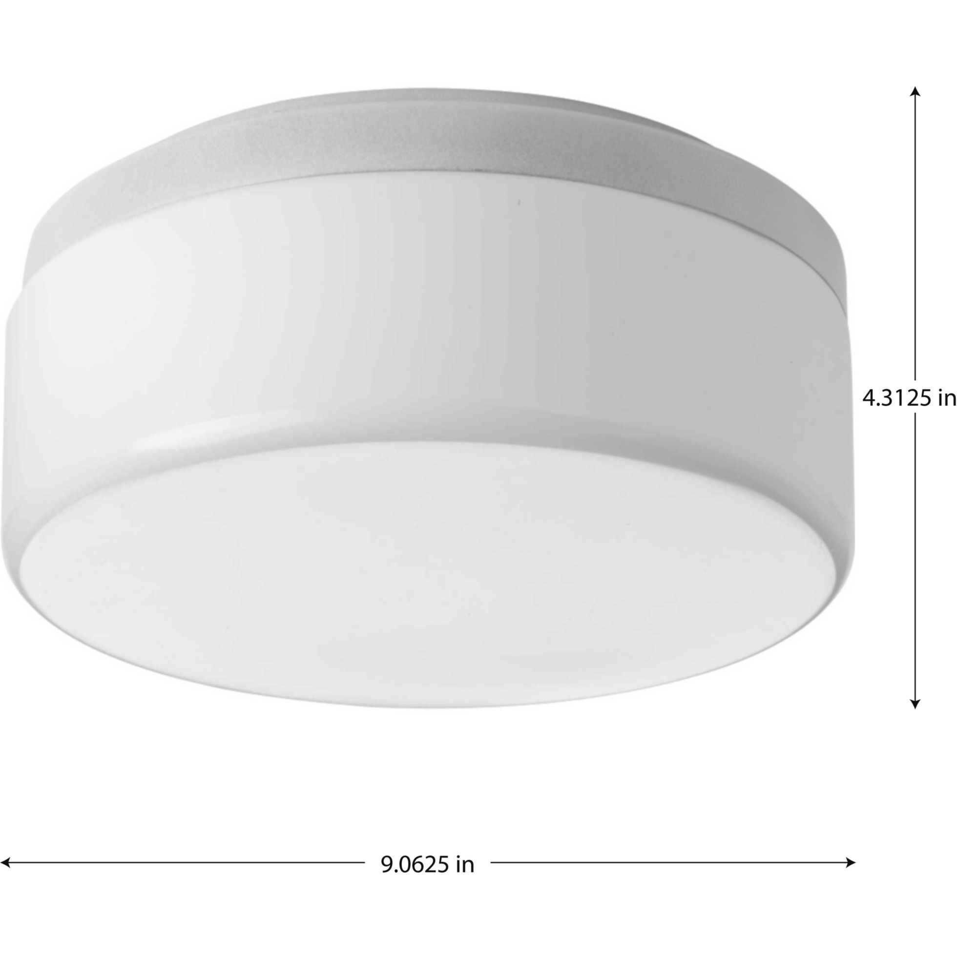 Maier LED LED 9.06 inch White Flush Mount Ceiling Light, Progress LED