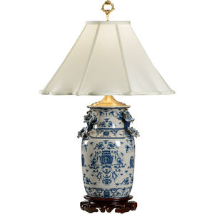 Wildwood 27 inch 100 watt Hand Painted Table Lamp Portable Light