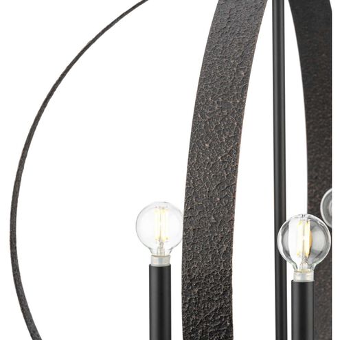 Allegheny 5 Light 22 inch Matte Black Chandelier Ceiling Light, Design Series