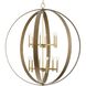 Allegheny 12 Light 42.87 inch Soft Gold Chandelier Ceiling Light, Design Series
